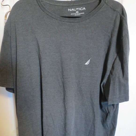 Men's Nautica 3XL Dark Gray Short Sleeve T-Shirt - Picture 1 of 4
